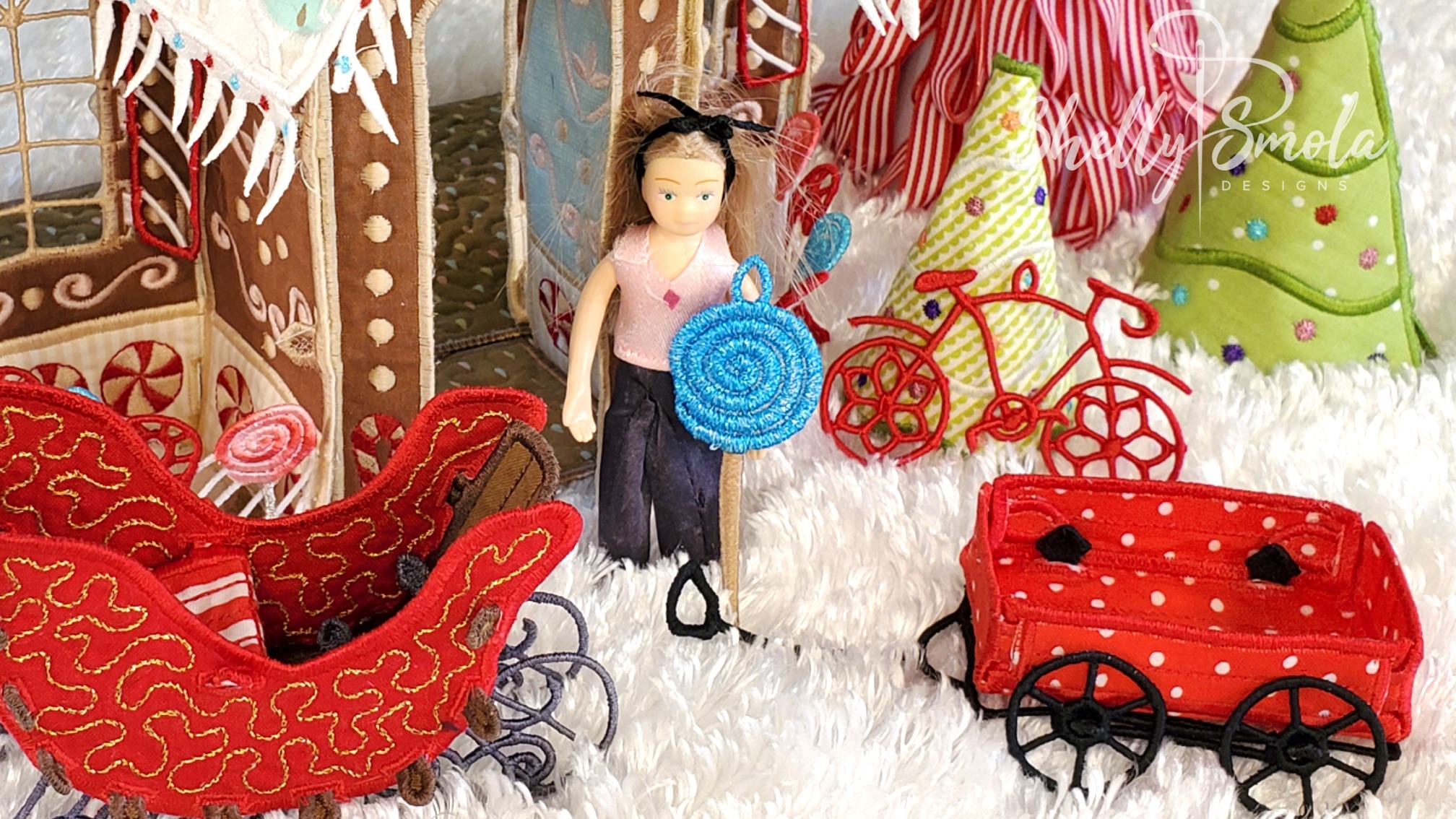 Merry Mini Ornaments by Shelly Smola