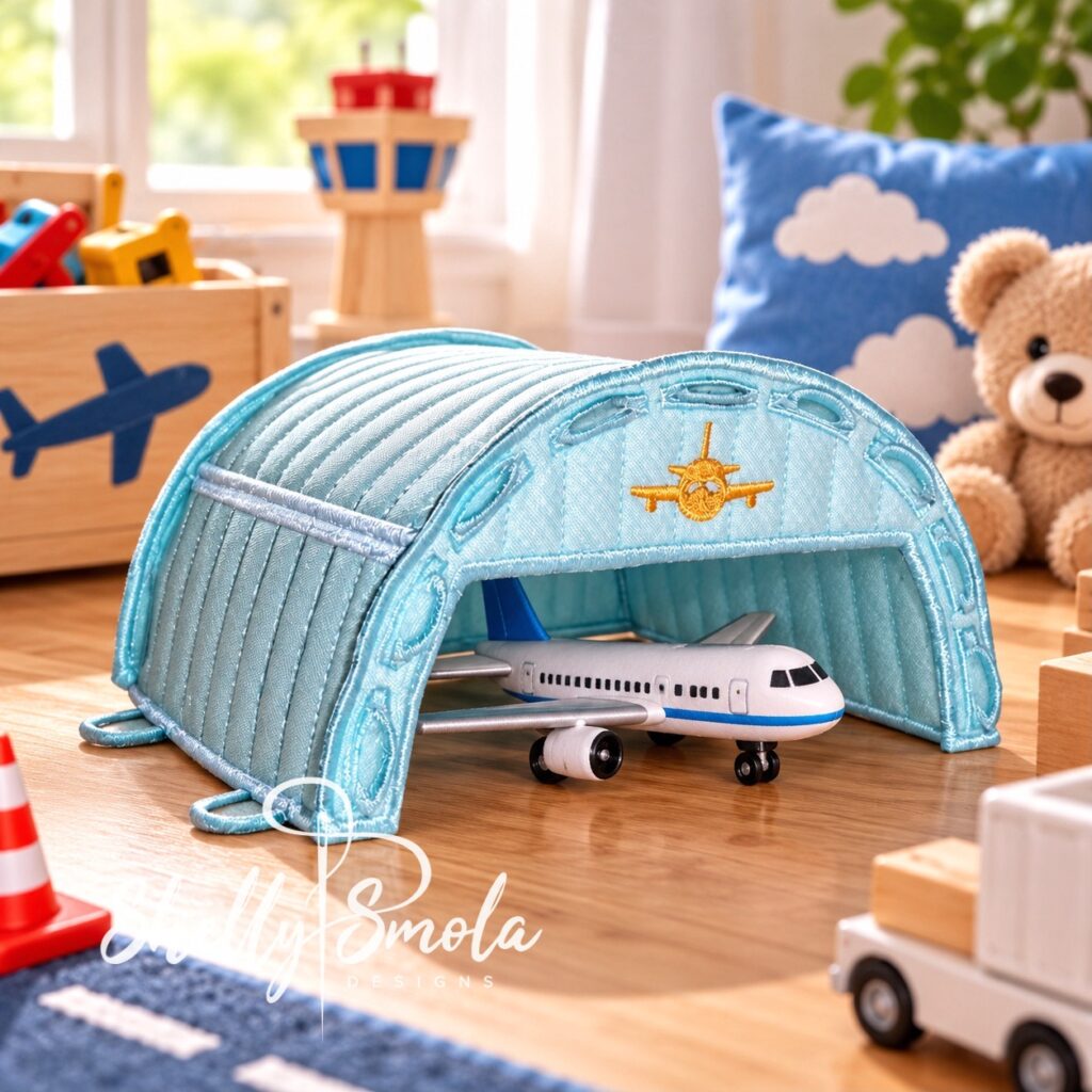 Bedtime Airline Hangar by Shelly Smola Designs