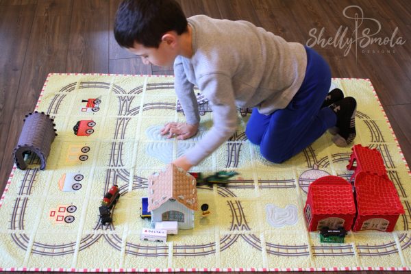 Bedtime Rail Line with Des by Shelly Smola