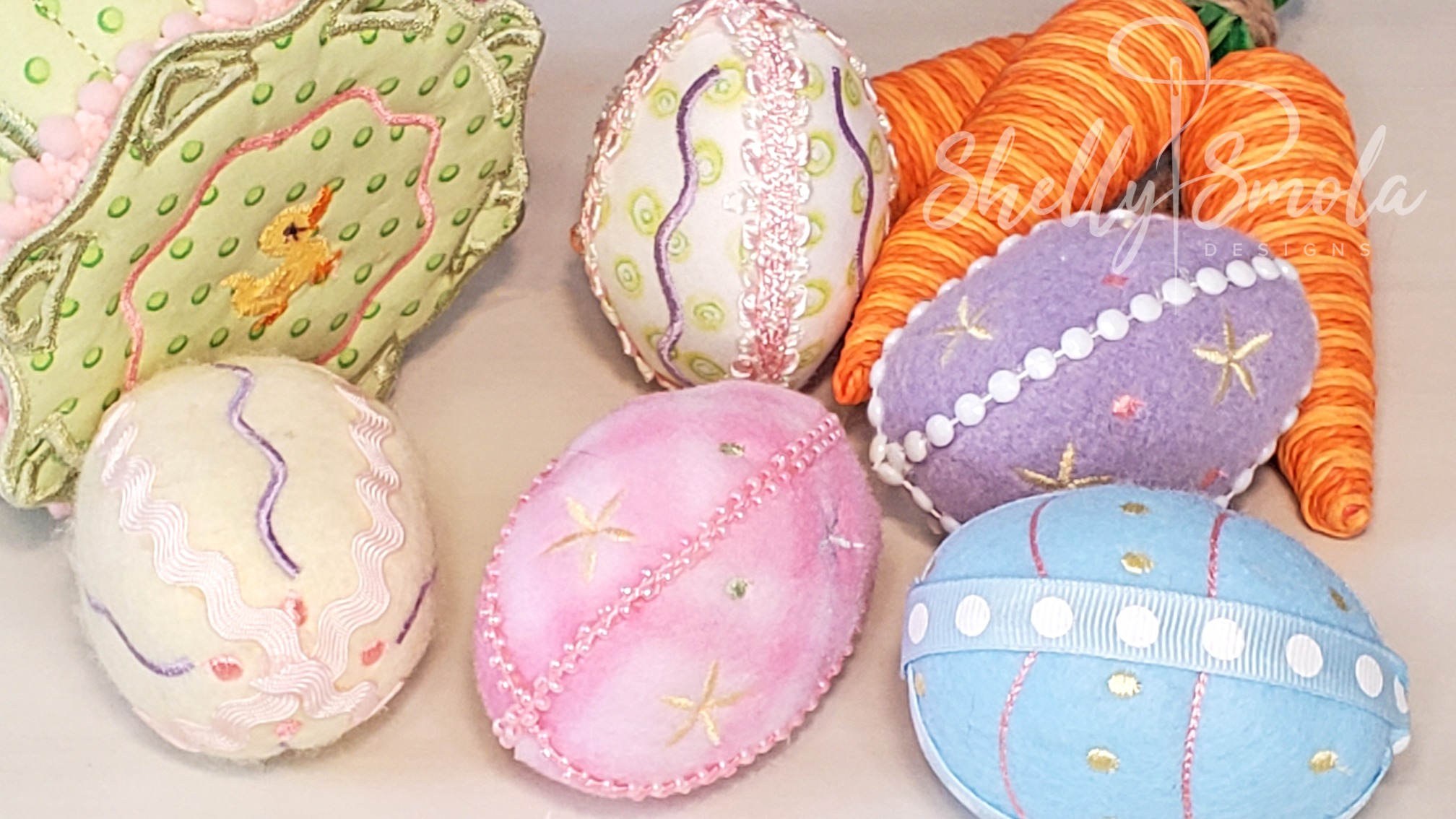Bunny Basket Eggs by Shelly Smola