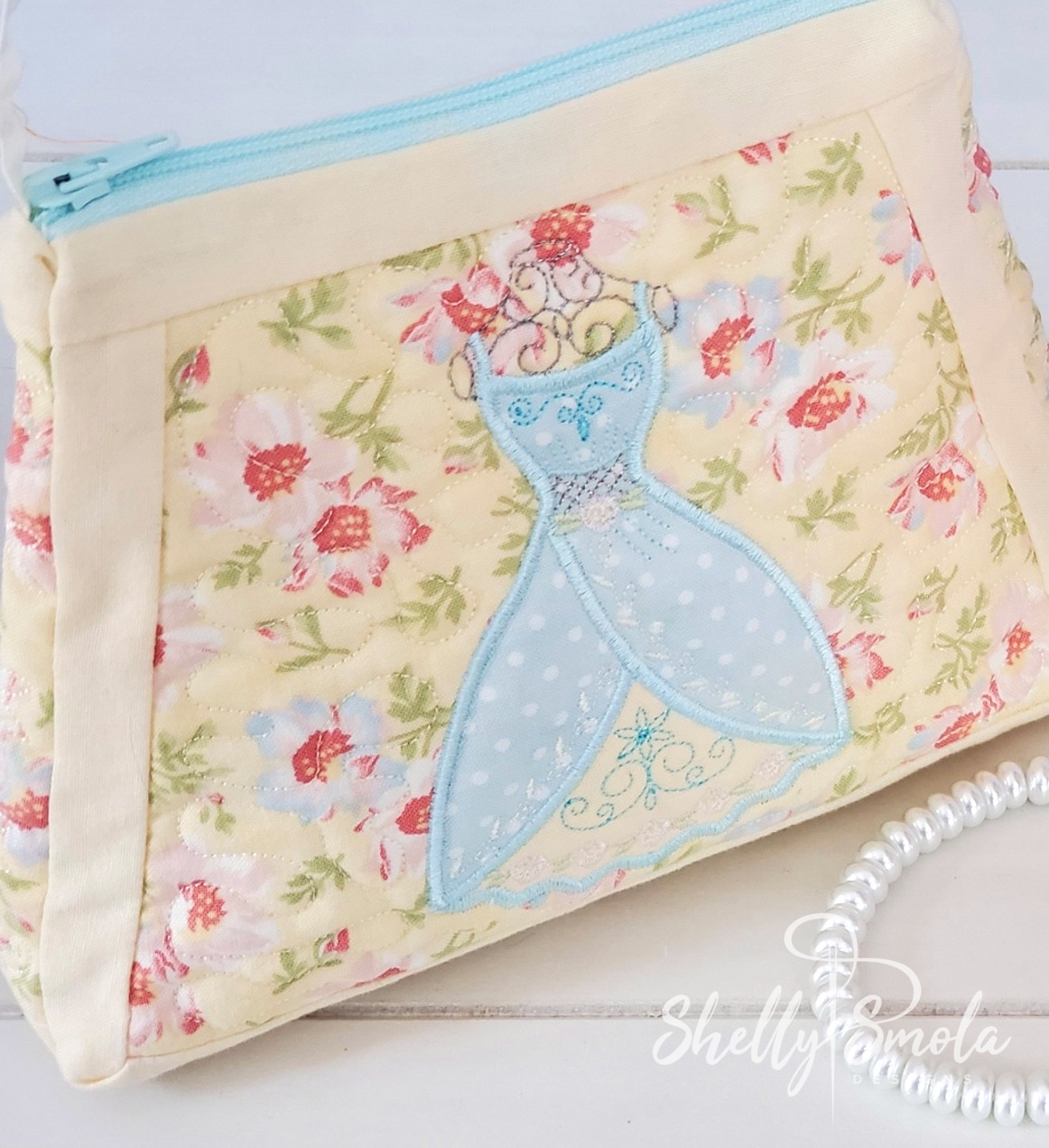 Embroidered Bridal Purse