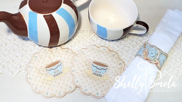 Tea Time Coasters by Shelly Smola