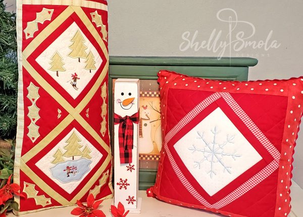 Winter Wonderland Gift Bag and Pillow by Shelly Smola