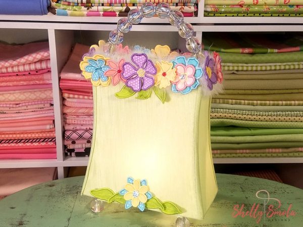 Flirty Flower Lamp by Shelly Smola