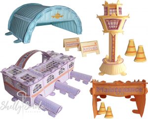 Bedtime Airline Accessories by Shelly Smola