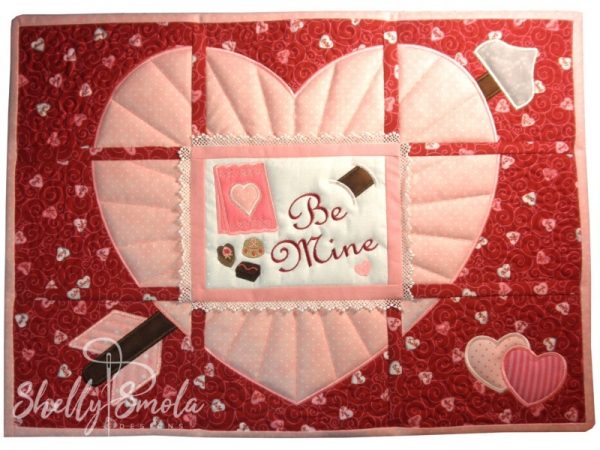 Be Mine Placemat by Shelly Smola