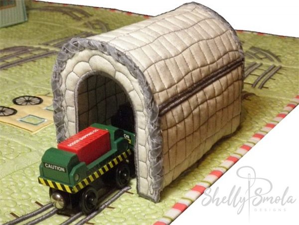 Bedtime Rail Line Tunnel by Shelly Smola