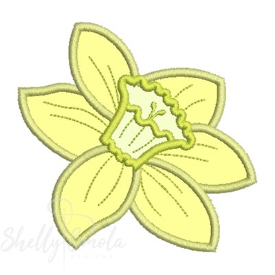 Flower Garden Applique Daffodil by Shelly Smola