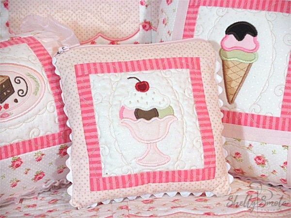 Sweet Temptations Quilt Pillows by Shelly Smola