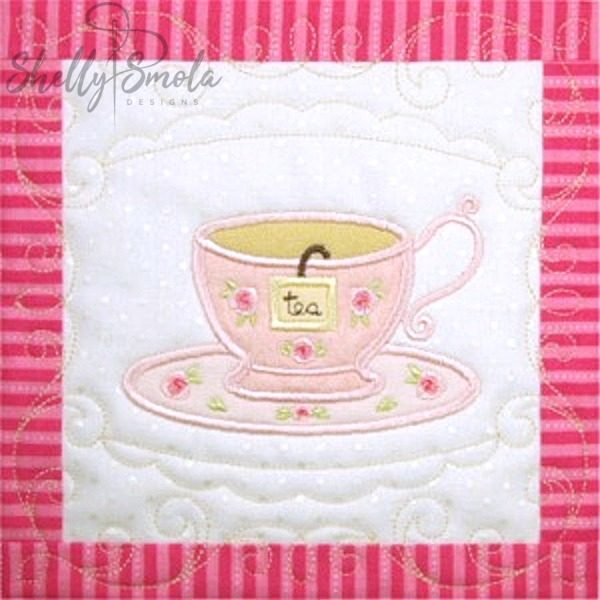 Sweet Temptations Quilt Tea Cup by Shelly Smola