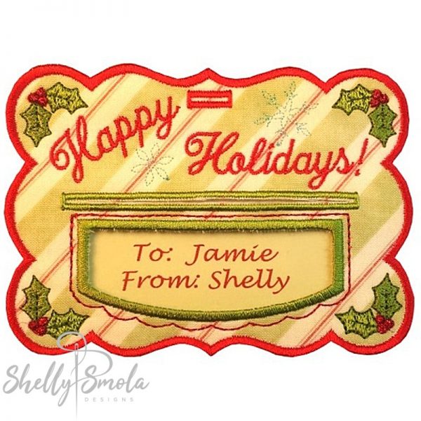 December Happy Holidays Tag by Shelly Smola