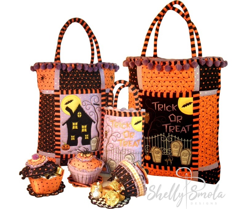 Trick or Treat Bags and Sew Sweet by Shelly Smola