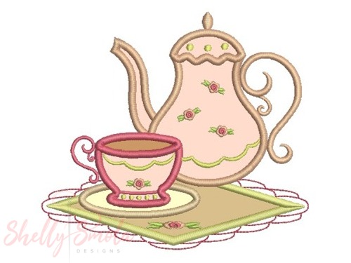 Tea Time Applique by Shelly Smola