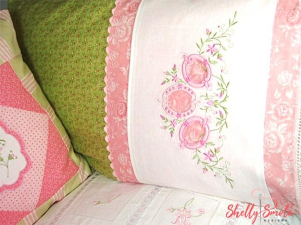 Cinderella Cutouts Pillow by Shelly Smola