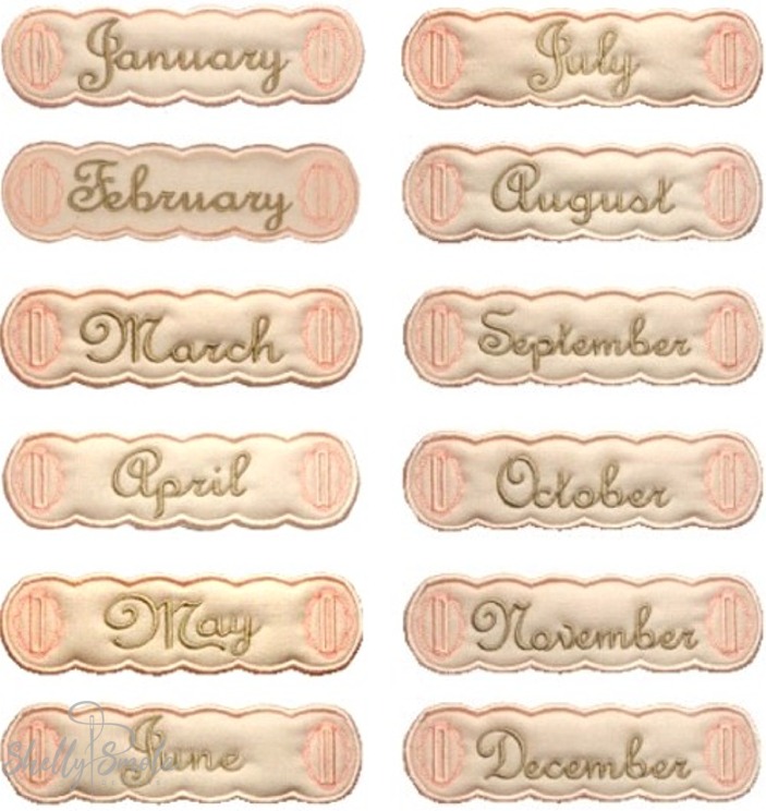 Cozy Cottage Calendar Markers by Shelly Smola