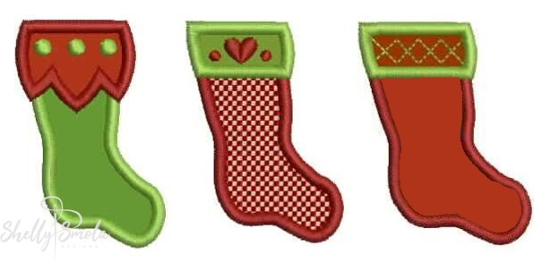 Christmas Quiet Book Stockings by Shelly Smola