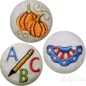 Fall Holiday Button Covers