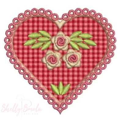 Sweetheart Applique by Shelly Smola