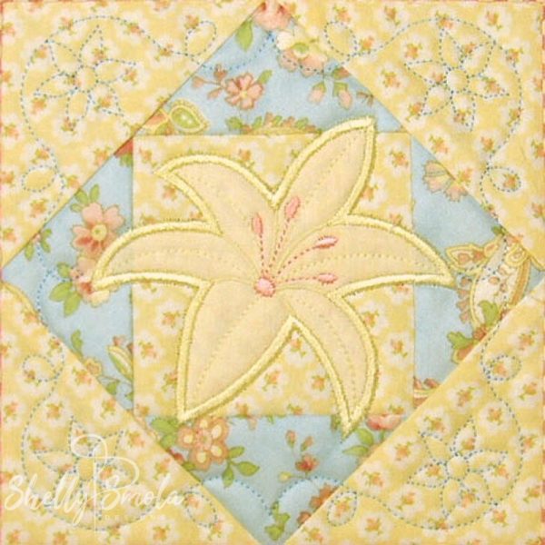 Spring Quilt Lily by Shelly Smola