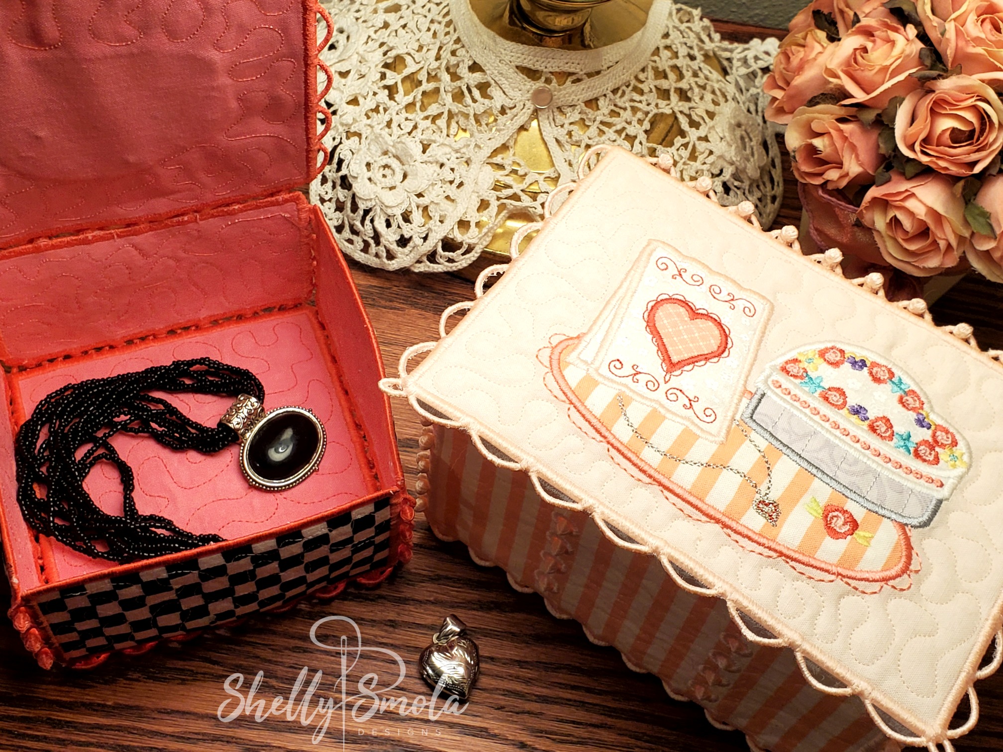 Sweetheart Trinket Boxes by Shelly Smola