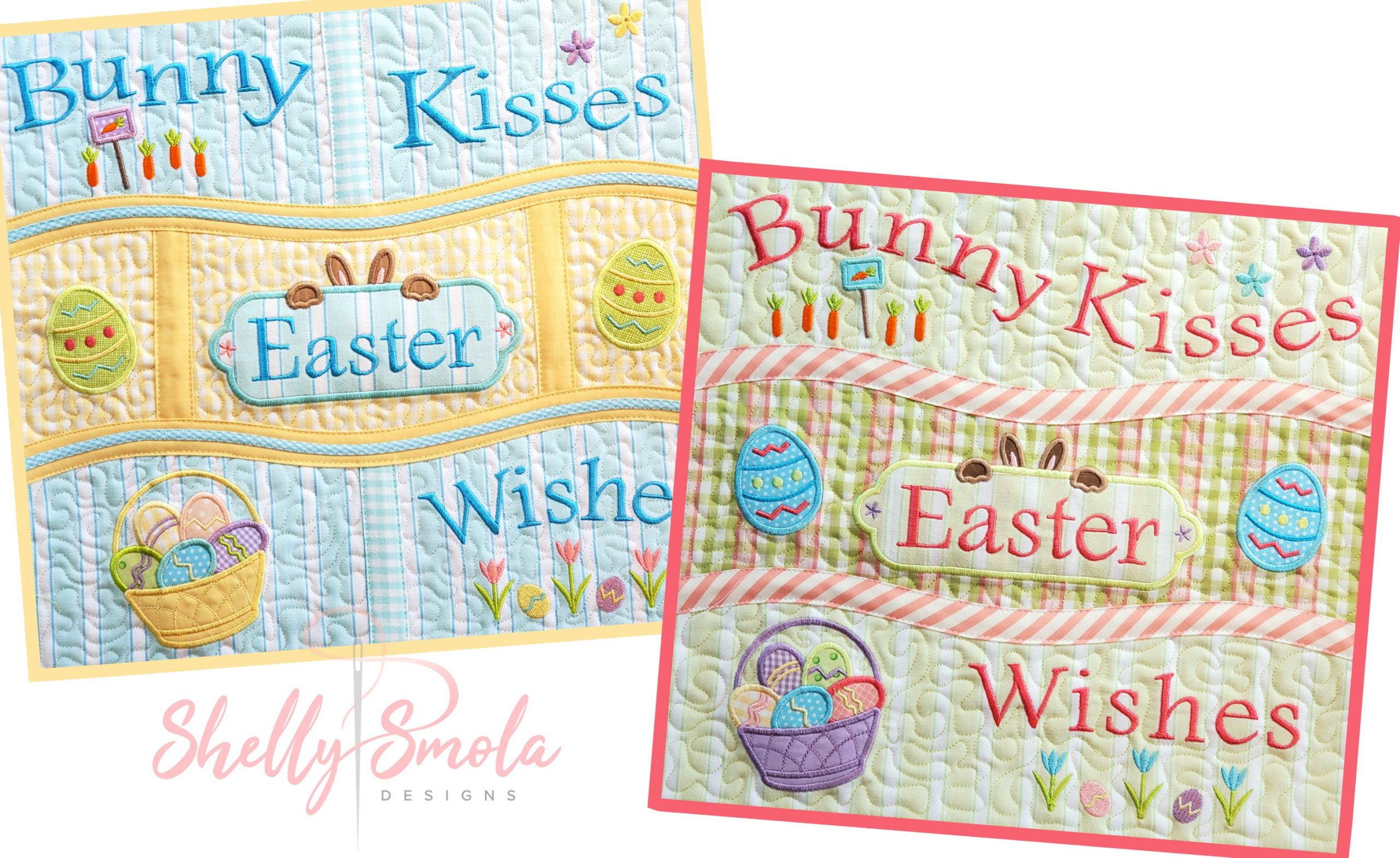 Bunny Kisses Placemats by Shelly Smola