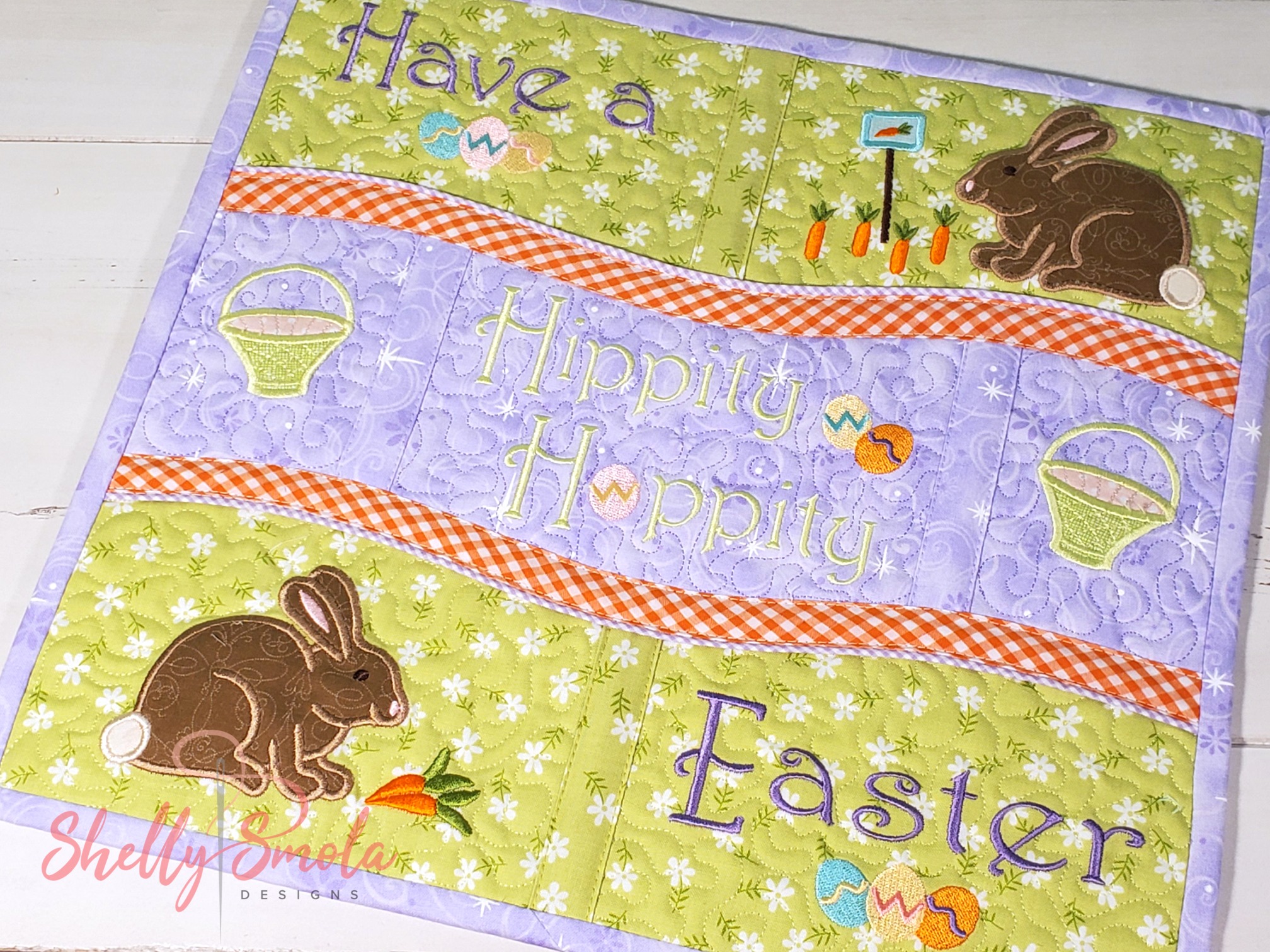 Bunny Kisses Placemat by Shelly Smola