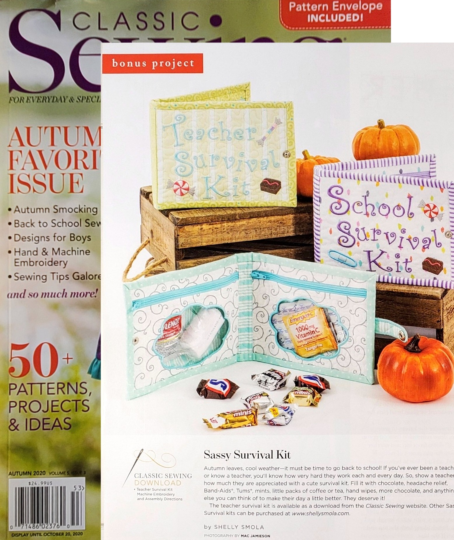Sassy Survival Kits featured in Classic Sewing