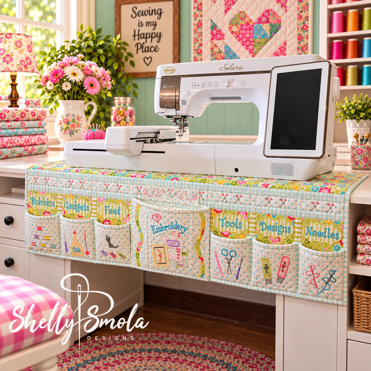 Embroider Something Embroidery Machine Mat by Shelly Smola Designs