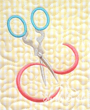Vintage Scissors by Shelly Smola