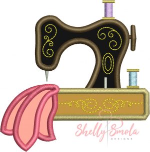 Vintage Sewing Machine by Shelly Smola Designs