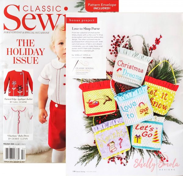 Holiday Handbags in Classic Sewing Magazine