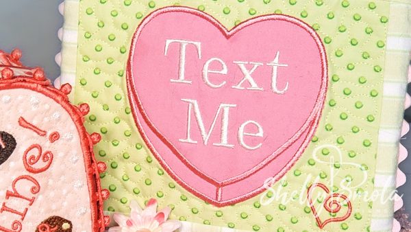 Text Me Candy Heart by Shelly Smola