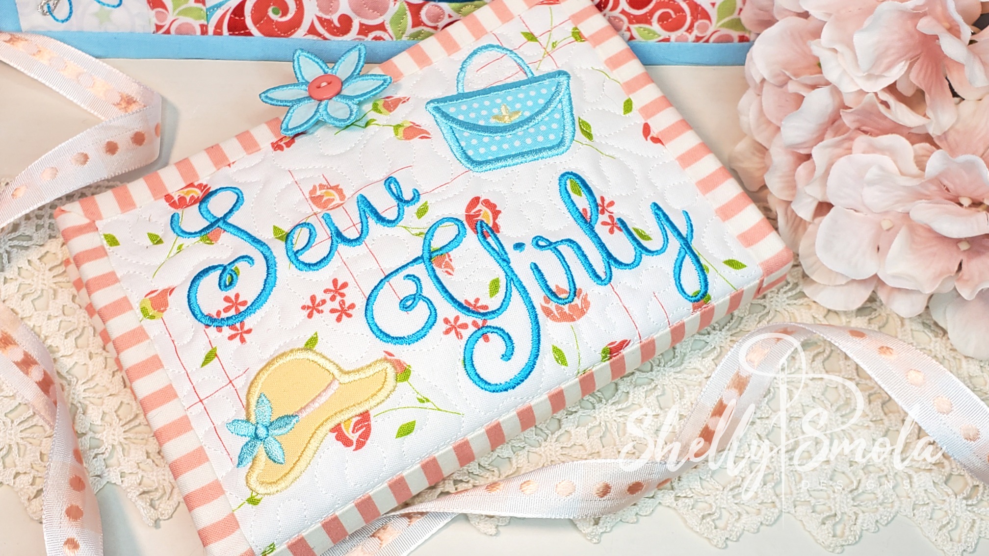 Sew Girly Makeup Case by Shelly Smola