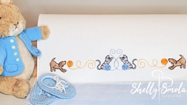 Playful Threads Border by Shelly Smola