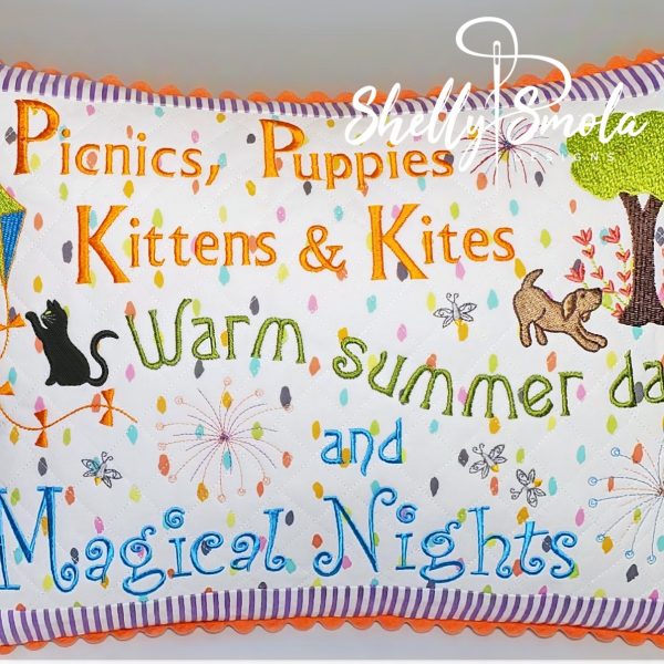 Magical Nights Pillow by Shelly Smola