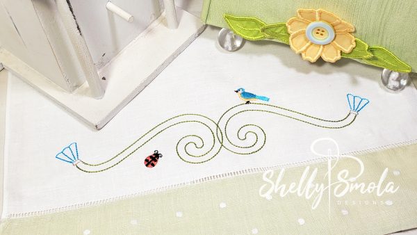 Garden Gadgets Tea Towel by Shelly Smola