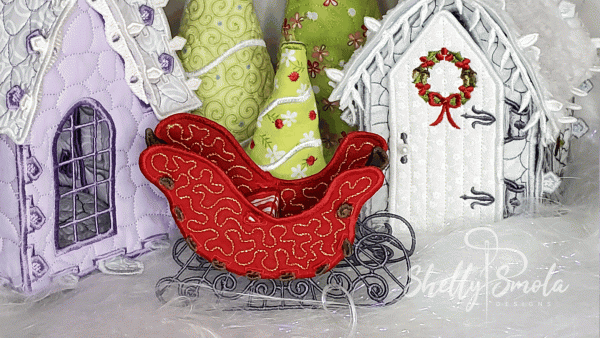 Merry Mini Sleigh by Shelly Smola