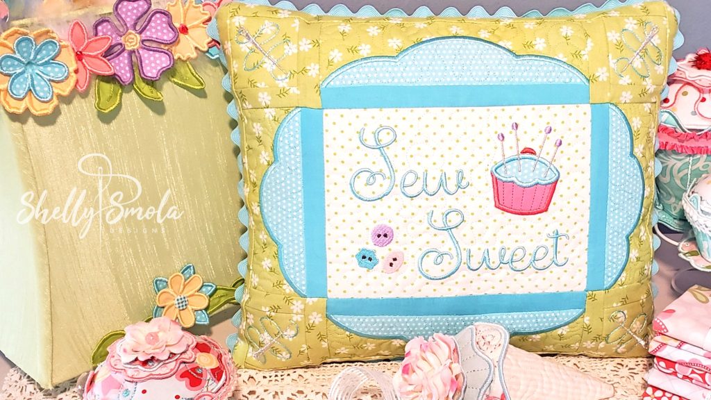 Sew Sweet Pillow by Shelly Smola