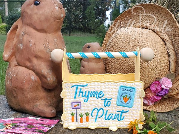 Thyme to Plant Basket by Shelly Smola