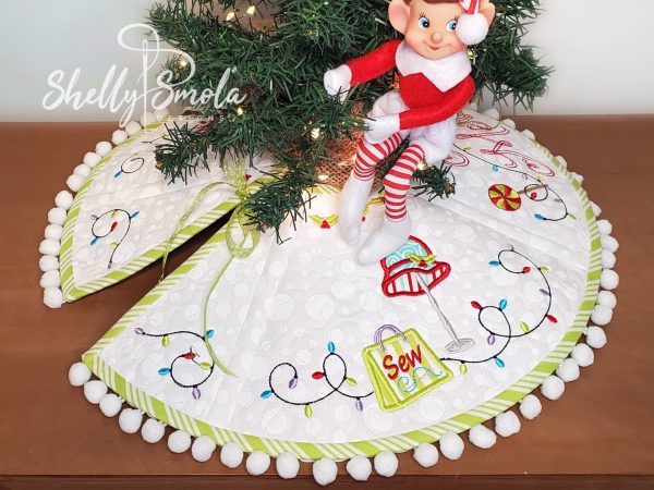 Sew Merry Tree Skirt by Shelly Smola