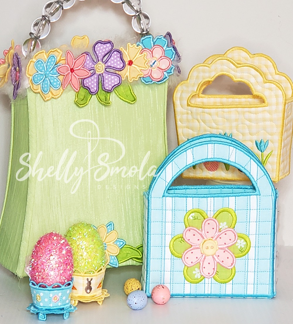 Easter Purses and Flirty Flowers by Shelly Smola