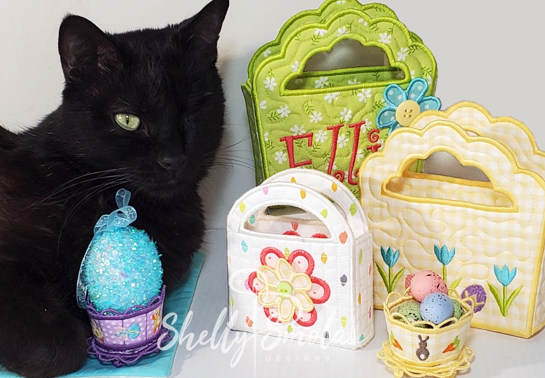 Spooky and His Easter Purses by Shelly Smola