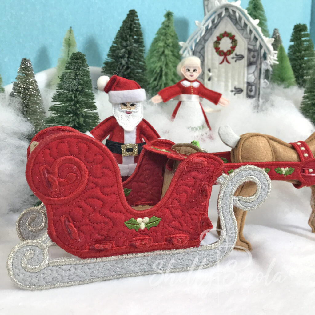 Santa's Sleigh by Shelly Smola