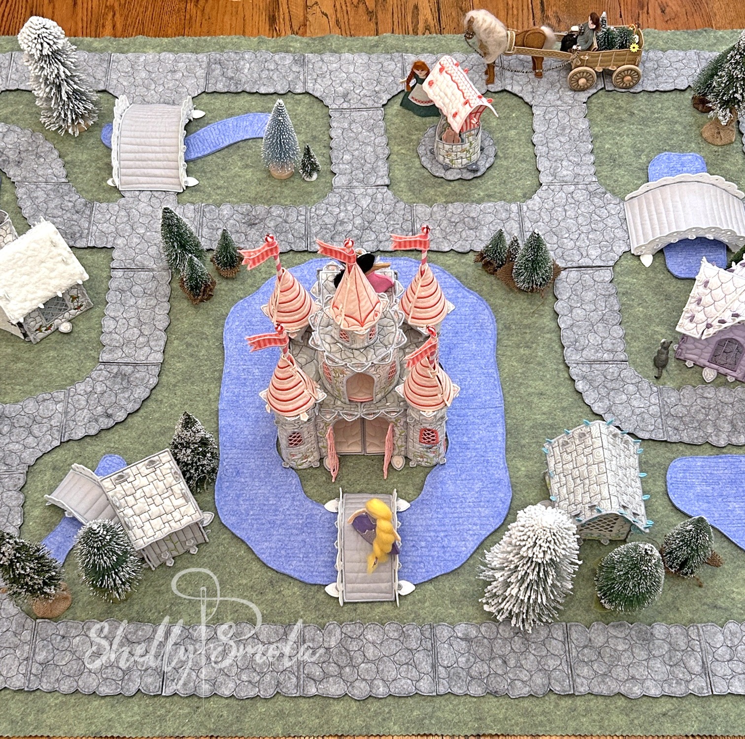Once Upon a Time Cobblestone Court by Shelly Smola Designs