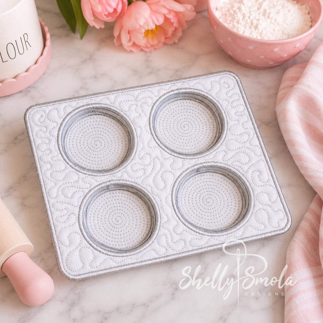 Love to Bake Cupcake Pan by Shelly Smola Designs