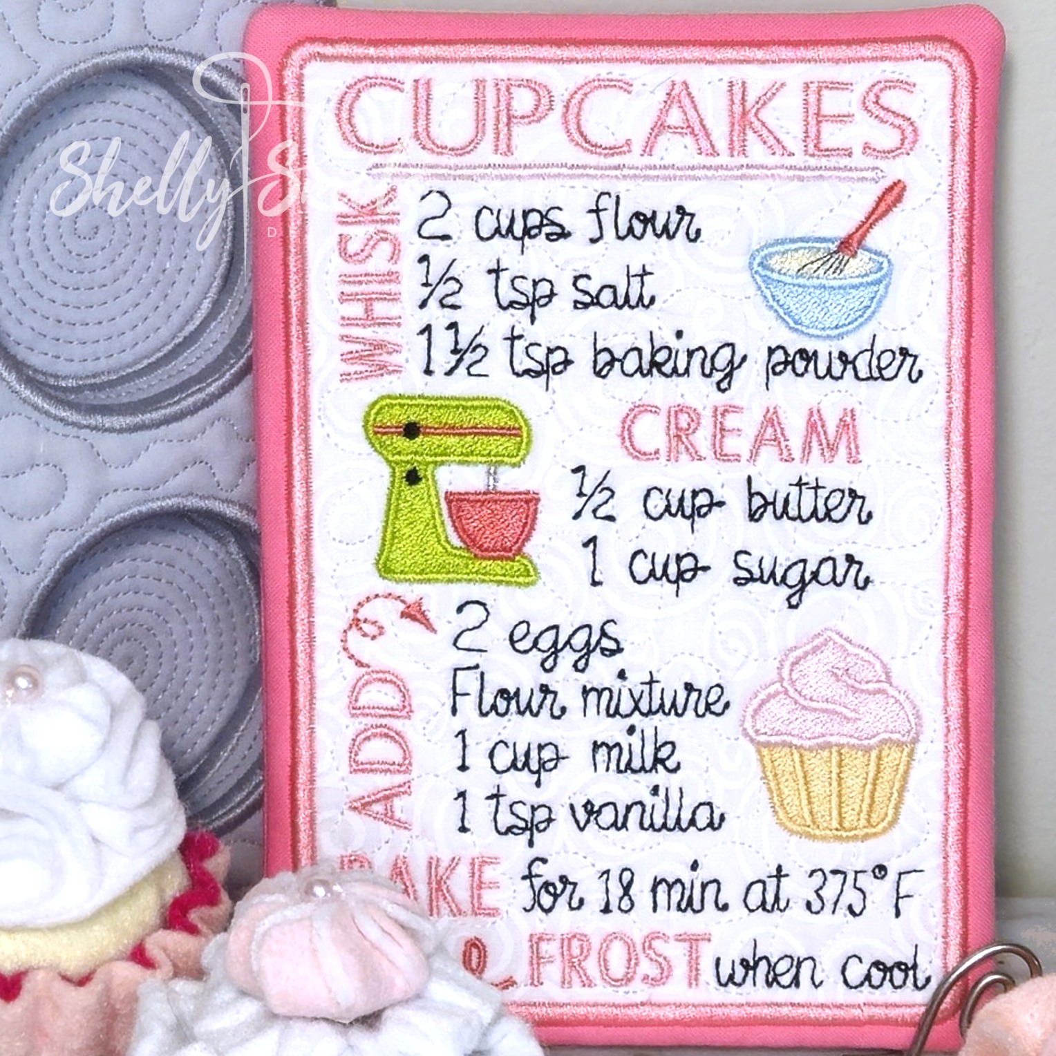 Cupcake Recipe Card
