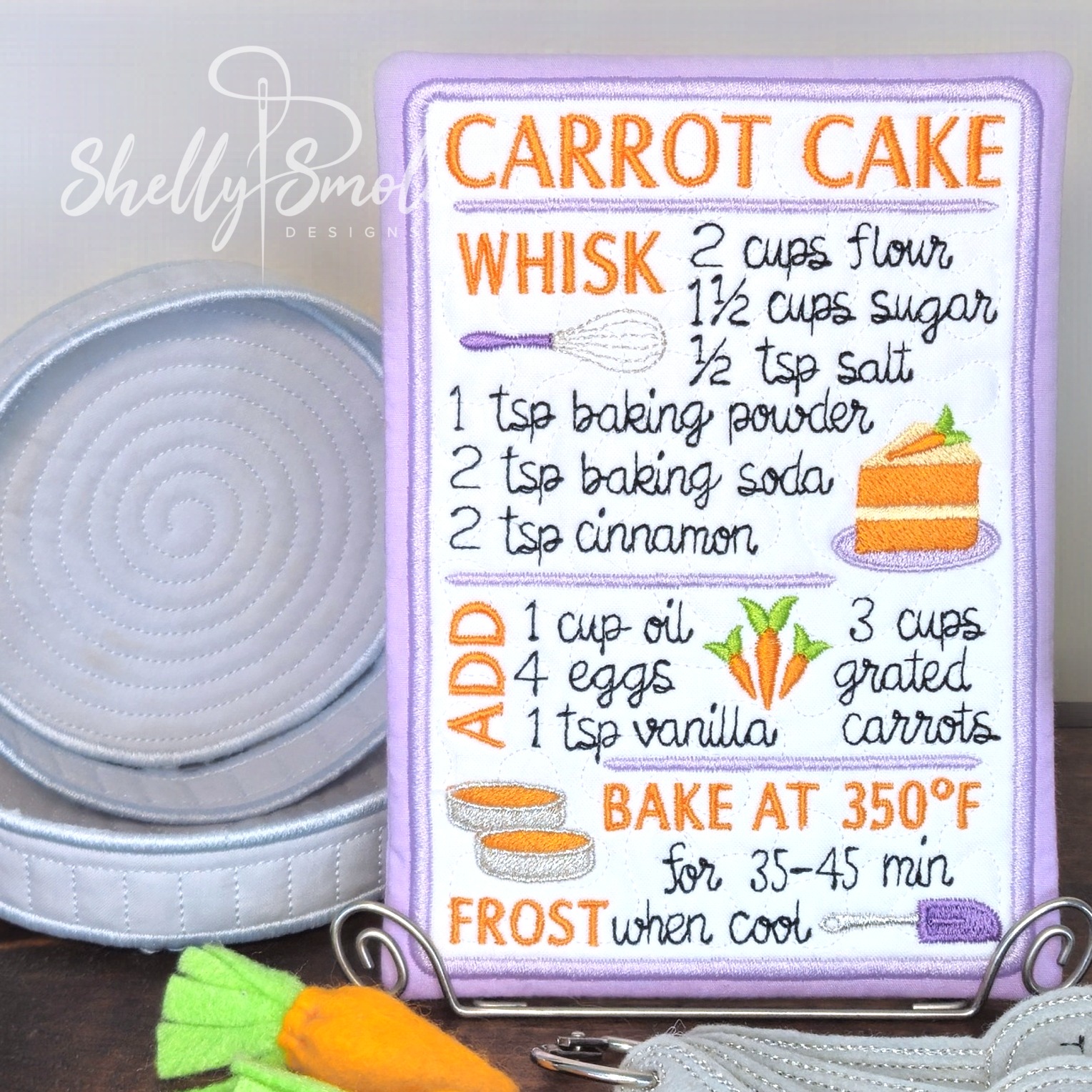 Carrot Cake Recipe Card