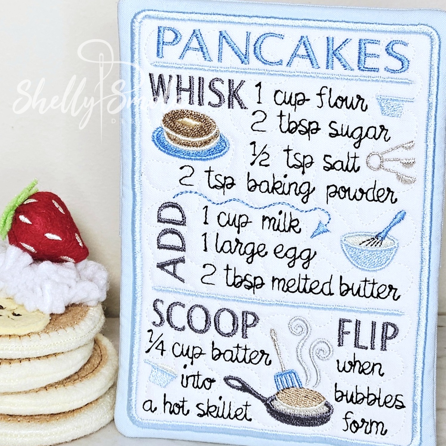 Pancake Recipe Card
