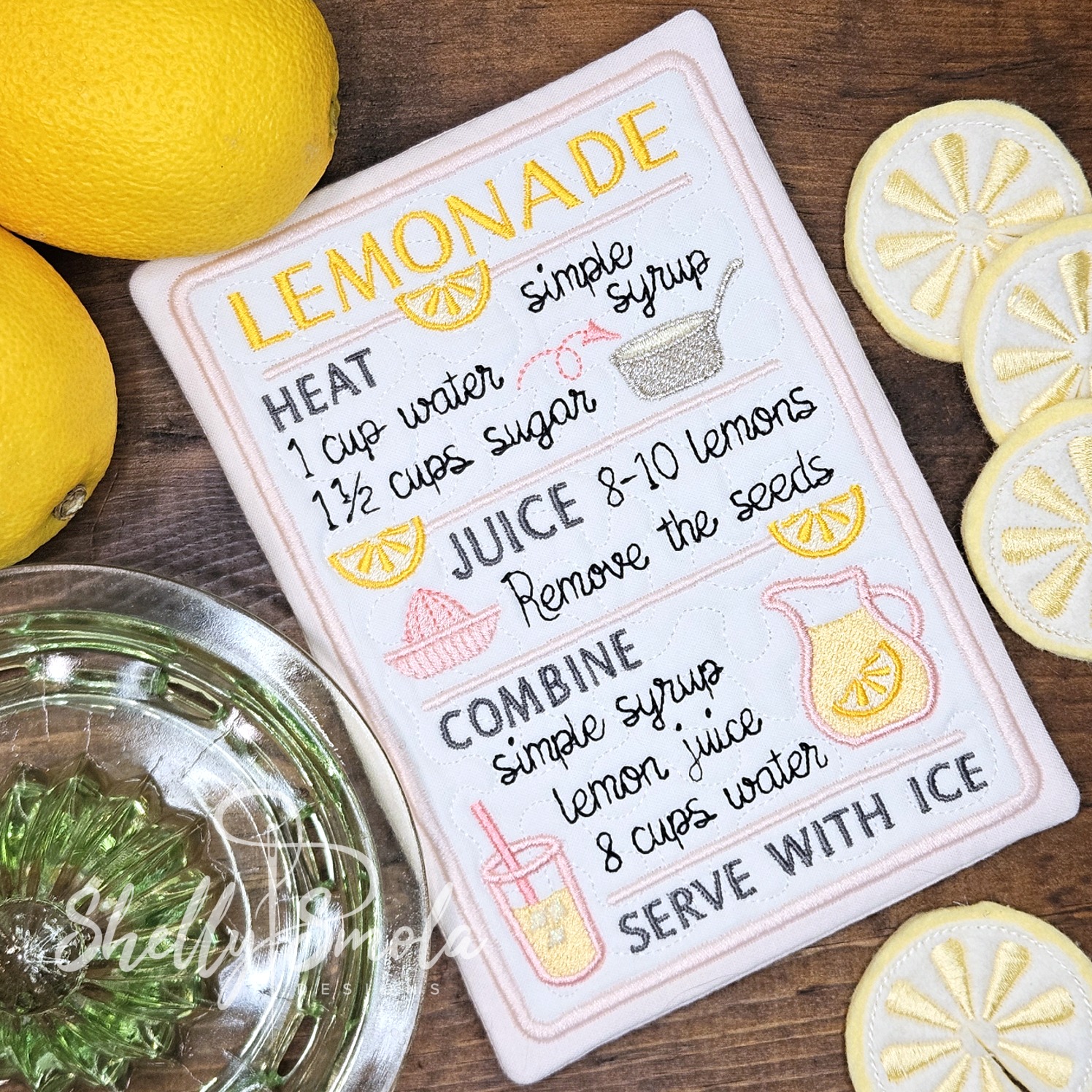 Lemonade Recipe Card